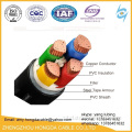 600/1000V CU/XLPE/STA/PVC Copper XLPE Insulated Armoured YJV22 Power Cable